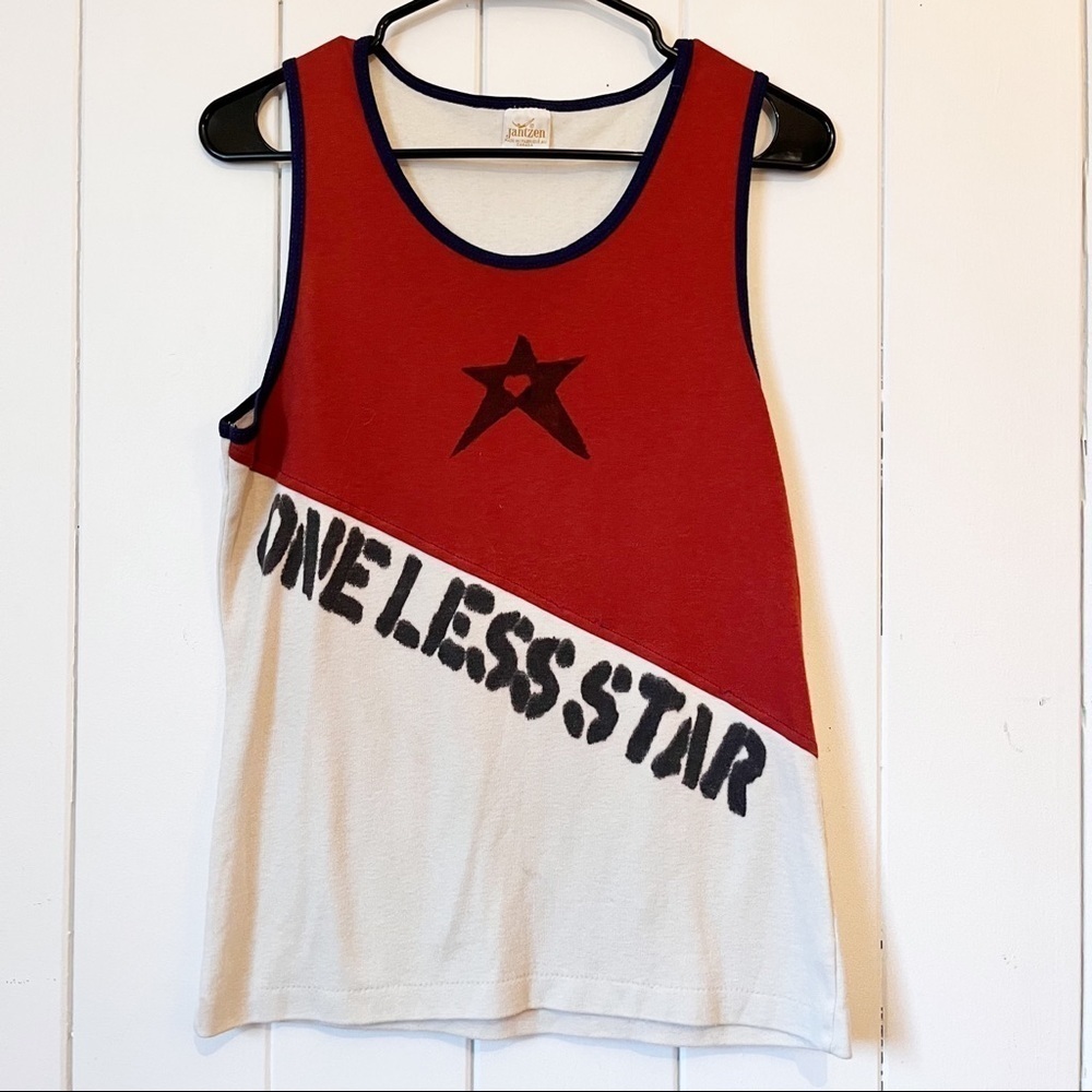 Vintage Jantzen One Less Star Tank Top. Size Medium.